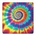 thumbnail image 1 of Colorful Tie Dye Star Mandala Pattern Square Fitted Tablecloth with Elastic Edge,Square Table Cover,Washable Elastic Table Cover for Home Kitchen Party Decor 36"x36", 1 of 6