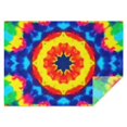 thumbnail image 1 of Colorful Tie Dye Star Pattern Rectangle Tablecloth 60"x84",Waterproof Polyester Rectangle Table Cloth, Wipeable Spillproof Polyester Tablecloth for Dining, Camping, Indoor and Outdoor, 1 of 5