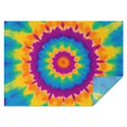 thumbnail image 1 of Colorful Tie Dye Star Pattern Rectangle Tablecloth 60"x84",Waterproof Polyester Rectangle Table Cloth, Wipeable Spillproof Polyester Tablecloth for Dining, Camping, Indoor and Outdoor, 1 of 5