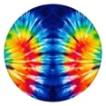 thumbnail image 1 of Colorful Tie Dye Symmetric Pattern Round Fitted Tablecloth with Elastic Edge,Dining Table Cover Waterproof,Outdoor Round Tablecloth for Camping,Dining,Indoor and Outdoor, 1 of 7