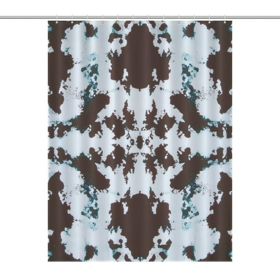 Colorful Tie Dye Vortex Cloth Fabric Bathroom Decor Set with Hooks