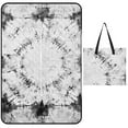 thumbnail image 1 of Colorful Tie Dye Vortex Picnic Blanket Waterproof Outdoor Beach Blanket Hand-held Pad Suitable for Travel, Camping, Beach, Family Gatherings, 1 of 8