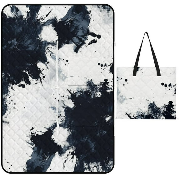 Colorful Tie Dye Vortex Waterproof Picnic Blanket with Foldable Zipper, Suitable for Outdoor Use, Suitable for Travel, Camping, Beaches, Parks, Grasslands, Picnic Blanket Accessories