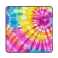 thumbnail image 1 of Colorful Tie Dye Vortex Waterproof Picnic Blanket with Foldable Zipper, Suitable for Outdoor Use, Suitable for Travel, Camping, Beaches, Parks, Grasslands, Picnic Blanket Accessories, 1 of 7