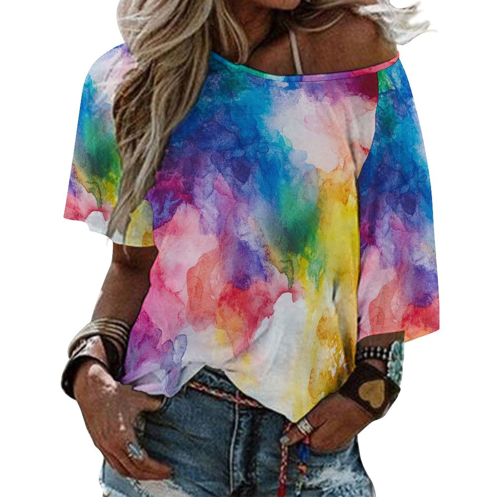 Women's Love Heart Graphic T-Shirts - Cute Casual Short Sleeve Tops For Summer 2025