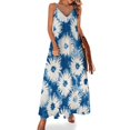 thumbnail image 1 of Colorful Tie Dye Vortex Women's Summer Dresses 2025 Beach Casual Sleeveless Floral Print Tank Loose Sundress, 1 of 8