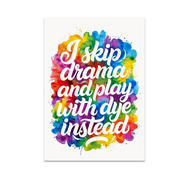 Colorful Tie-Dye Wall Art - Art Enthusiast - 13x19 Poster Print