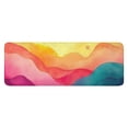 thumbnail image 1 of Colorful Tie Dye Wave Pattern Kitchen Rug Mat,Kitchen Runner Rugs Non Skid Washable,Decorative Kitchen Floor Mats for Kitchen,Sink,Laundry,17"x47.2", 1 of 7