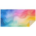 thumbnail image 1 of Colorful Tie Dye Wave Pattern Rectangle Tablecloth 60"x120",Waterproof Polyester Rectangle Table Cloth, Wipeable Spillproof Polyester Tablecloth for Dining, Camping, Indoor and Outdoor, 1 of 6