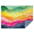 thumbnail image 1 of Colorful Tie Dye Wave Pattern Rectangle Tablecloth 60"x84",Waterproof Polyester Rectangle Table Cloth, Wipeable Spillproof Polyester Tablecloth for Dining, Camping, Indoor and Outdoor, 1 of 5