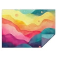 thumbnail image 1 of Colorful Tie Dye Wave Pattern Rectangle Tablecloth 60"x84",Waterproof Polyester Rectangle Table Cloth, Wipeable Spillproof Polyester Tablecloth for Dining, Camping, Indoor and Outdoor, 1 of 5