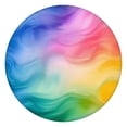 thumbnail image 1 of Colorful Tie Dye Wave Pattern Round Fitted Tablecloth with Elastic Edge,Dining Table Cover Waterproof,Outdoor Round Tablecloth for Camping,Dining,Indoor and Outdoor, 1 of 7