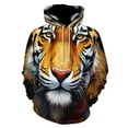 thumbnail image 1 of Colorful Tiger Portrait 3d Sweatshirts Hoodie Fashion Casual Personality Men's Women Street Hoodie Pullovers Long Sleeve Comfortable Top, 1 of 6