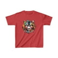 thumbnail image 1 of Colorful Tiger's Head Rainbow Bengal Tiger Kids T-Shirt, 1 of 2