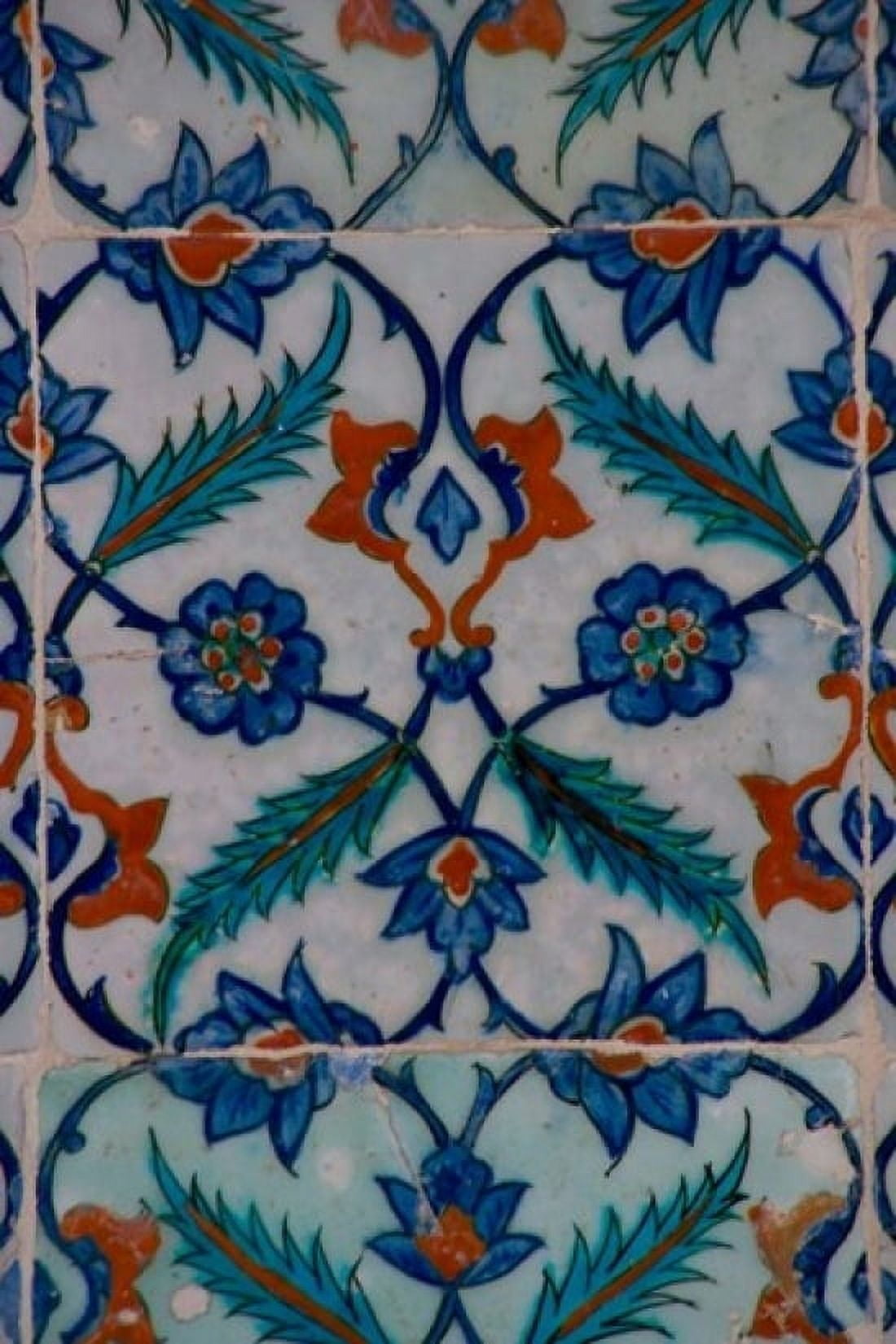 Colorful Tile Work in the Topkapi Palace Istanbul Turkey Canvas Art - Darrell Gulin DanitaDelimont (24 x 36)