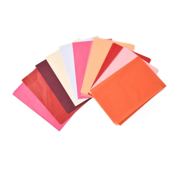 Colorful Tissue Paper Gift Wrapping Paper Rectangle Mixed Color 100pcs/bag 210x140mm
