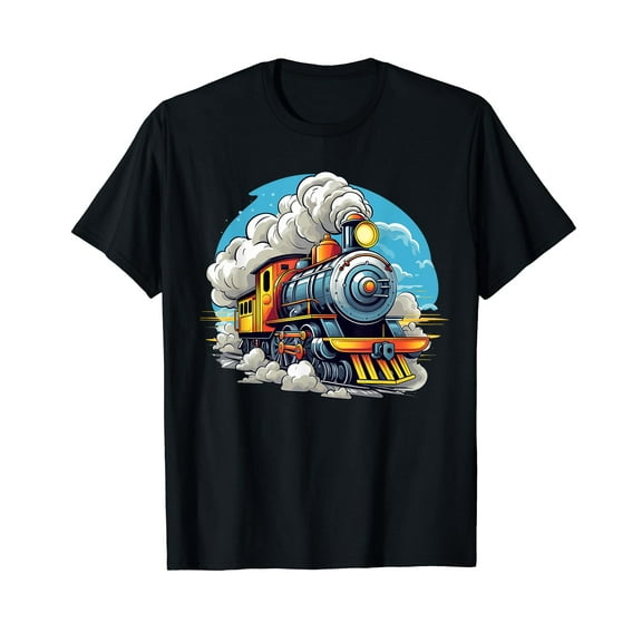 Colorful Train I Kids Train T-Shirt