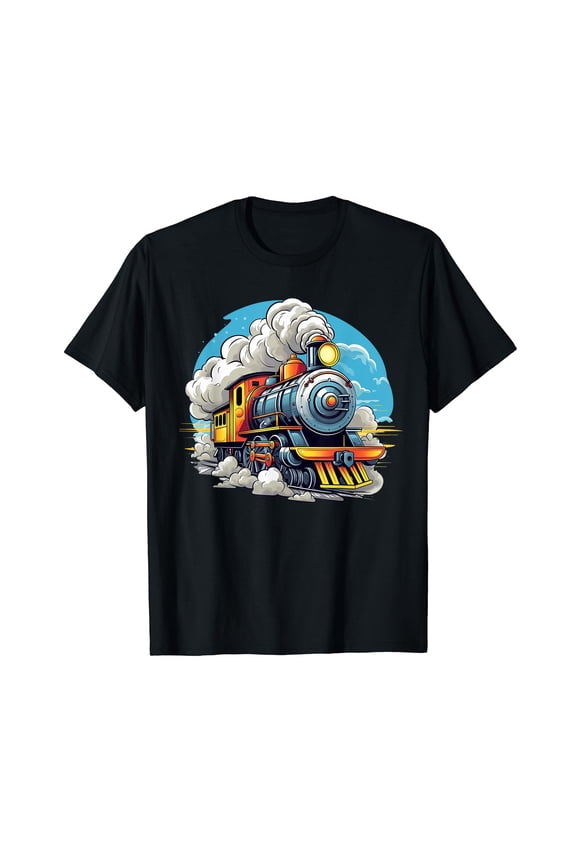 Colorful Train I Kids Train T-Shirt
