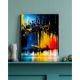 thumbnail image 1 of Colorful Transformations - Abstract Expressionism Canvas Wall Art, 1 of 2