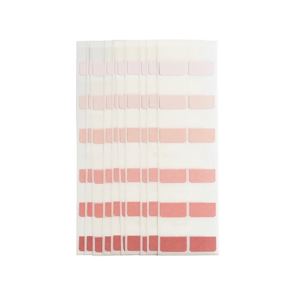Colorful Translucent Sticky Index Tabs Book Flags Page Markers Self-Adhesive Writable File Folder Tabs for Organization Planner Accessories School Study Supplies Notebook ,1Pack Pink