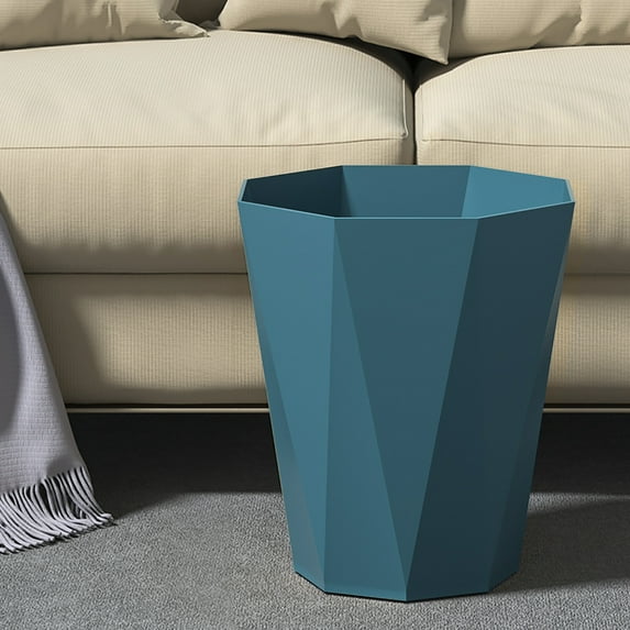 Colorful Trash Bin Decoration, Large Durable Trash Can, Household Kitchen Trash Can, Bedroom Toilet Press Ring Trash Can, Portable Garbage Can for Narrow Space, 29.5x23x15.3cm