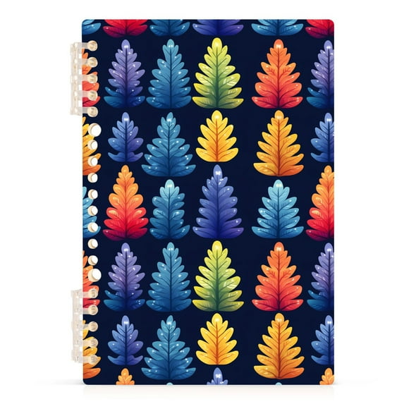 Colorful Tree Notebooks 1-subject Journal 60 Sheets A5 College Ruled Paper Detachable Ring 8.3"x5.7"