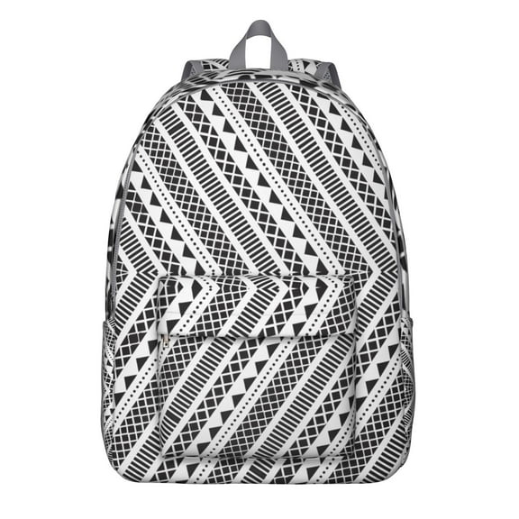 Colorful Tribal Folk Style Bookbag – Lightweight Bohemian Travel Backpack for School, Campus, Shopping, and Outdoor Use
