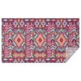 thumbnail image 1 of Colorful Tribal Pattern Rectangle Tablecloth 60"x102",Waterproof Polyester Rectangle Table Cloth, Wipeable Spillproof Polyester Tablecloth for Dining, Camping, Indoor and Outdoor, 1 of 6