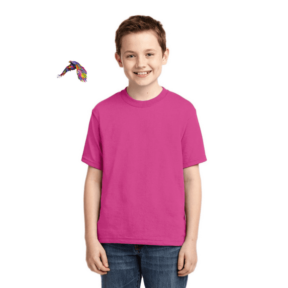 Colorful Trippy Peacock Bird Animal Lover Boys Graphic Youth T-Shirt