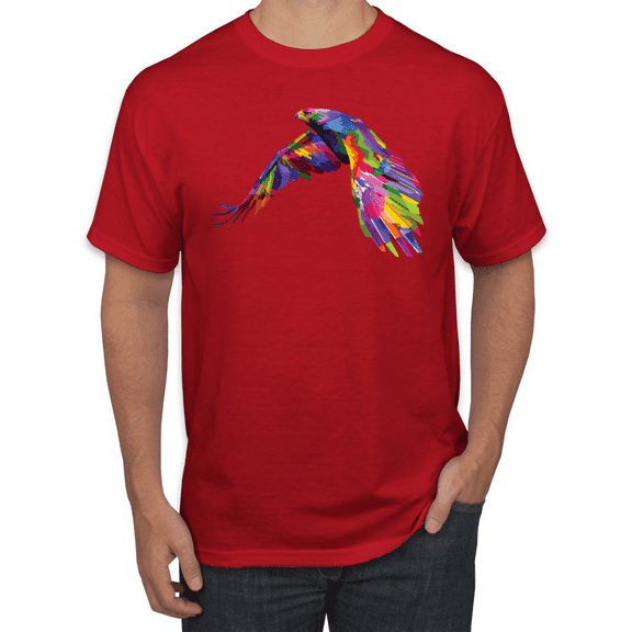 Colorful Trippy Peacock Bird Animal Lover Graphic T-Shirt