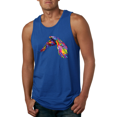 thumbnail image 1 of Colorful Trippy Peacock Bird Animal Lover Graphic Tank Top, 1 of 1