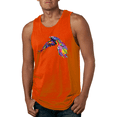thumbnail image 1 of Colorful Trippy Peacock Bird Animal Lover Graphic Tank Top, 1 of 1