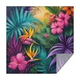 thumbnail image 1 of Colorful Tropical Leaf Pattern Square Tablecloth,Waterproof Square Table Cover,Wipeable Spillproof Washable Table Cover for Home Kitchen Party Decor 42"X42"(107x107cm), 1 of 6