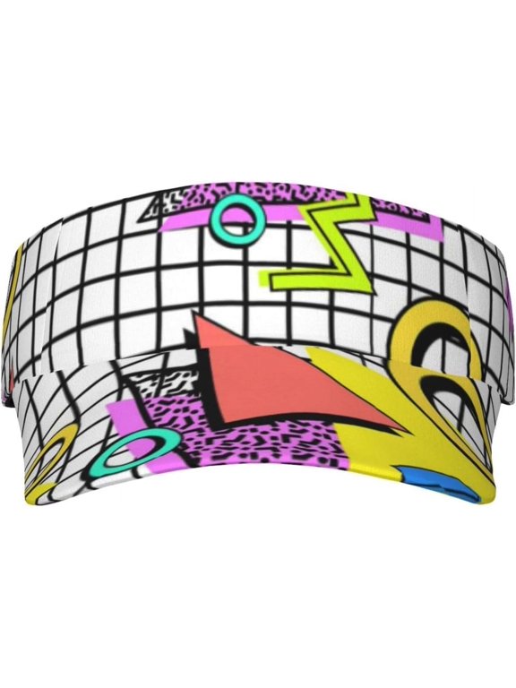 Colorful Tropical Pineapple Sun Visor Hats Athletic Adjustable Sun Protection Visors for Men Women Butterfly Flying