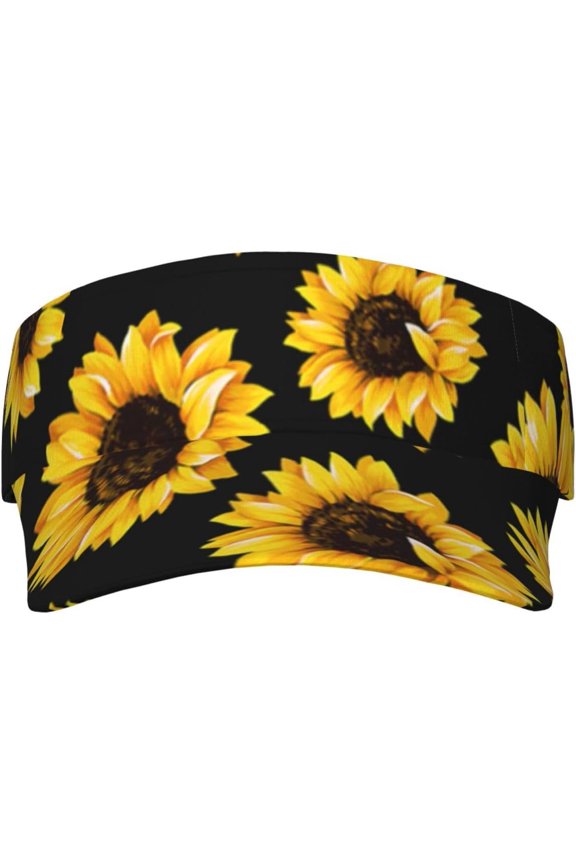 Colorful Tropical Pineapple Sun Visor Hats Athletic Adjustable Sun Protection Visors for Men Women Cute Avocado Pattern