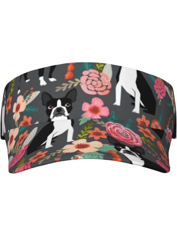 Colorful Tropical Pineapple Sun Visor Hats Athletic Adjustable Sun Protection Visors for Men Women Cute Donut Pattern