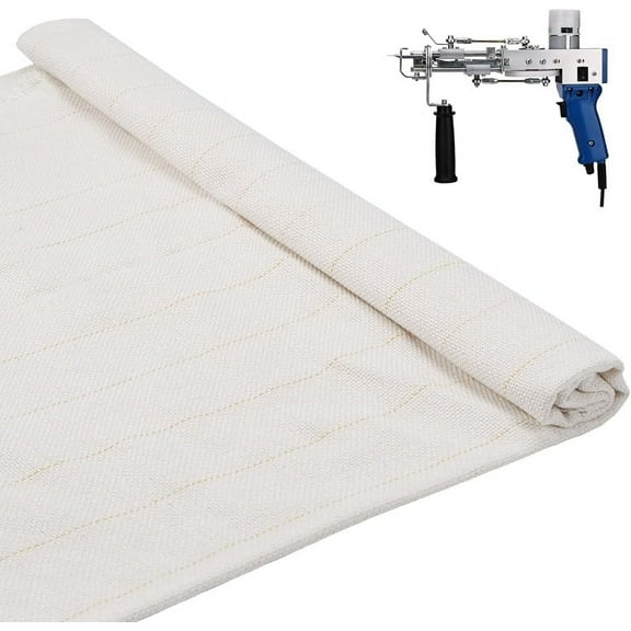 Colorful Tufting Fabric for Punch Needle 67.5x71cm Tufting Cloth with Marked Lines Needlework Fabric for Rug Hooking Needle Punch Stitch Embroidery Quilting Weaving Cushions Pillows DIY Crafts