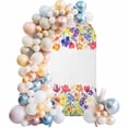 Colorful Tulip Arch Backdrop Cover, Spandex Fitted Wedding Arch Cover ...
