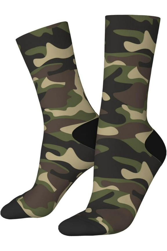 Colorful Unisex Fun Crew Socks Novelty Pack for Men Women, 7-8.3 inches Length, 3.15-3.35 inches Width Picture (666)