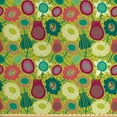 thumbnail image 1 of Ambesonne Colorful Fabric by the Yard Upholstery, Whimsical Floral Art, 10 Yards, Multicolor, 1 of 4