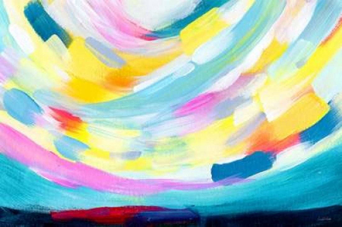 Colorful Uprising IV Canvas Art - Linda Woods (12 x 18)