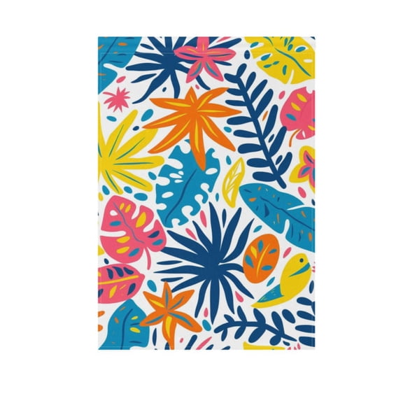 Colorful Various Leaf Garden Flag 12"x18" Double-Sided Yard Flags for Outside Outdoor All Seasonal Decoration