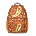 thumbnail image 1 of Colorful Vibrant Paisley Design Backpack - Waterproof & Durable Bookbag with Organized Storage, 1 of 6