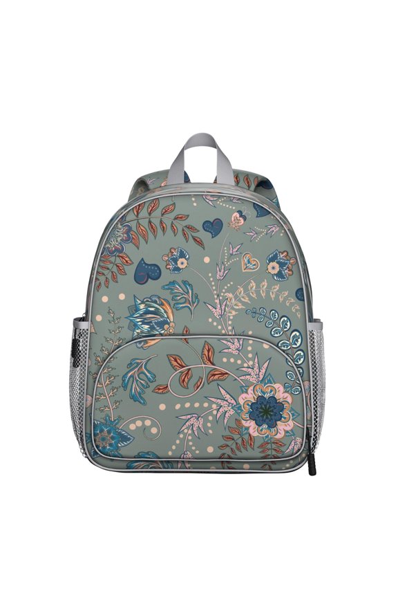 Colorful Vibrant School Backpack - Waterproof Ergonomic Student Daypack with Mesh Side Pockets