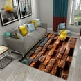thumbnail image 1 of Colorful Vintage Brick Wall Carpet for Teen Boys Kids Bedroom Living Room r Floor Rugs Bathroom Toilet Non-Slip Area Mats, 1 of 6