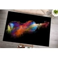 thumbnail image 1 of Colorful Violin Rug, Abstract Violin Rugs, Violinist For Gift Rugs, Music Room Rug, Step Rug, Living Room Rug, Indoor Rug, Entry Rug, 2.6'x6.5' - 80x200 cm, 1 of 8