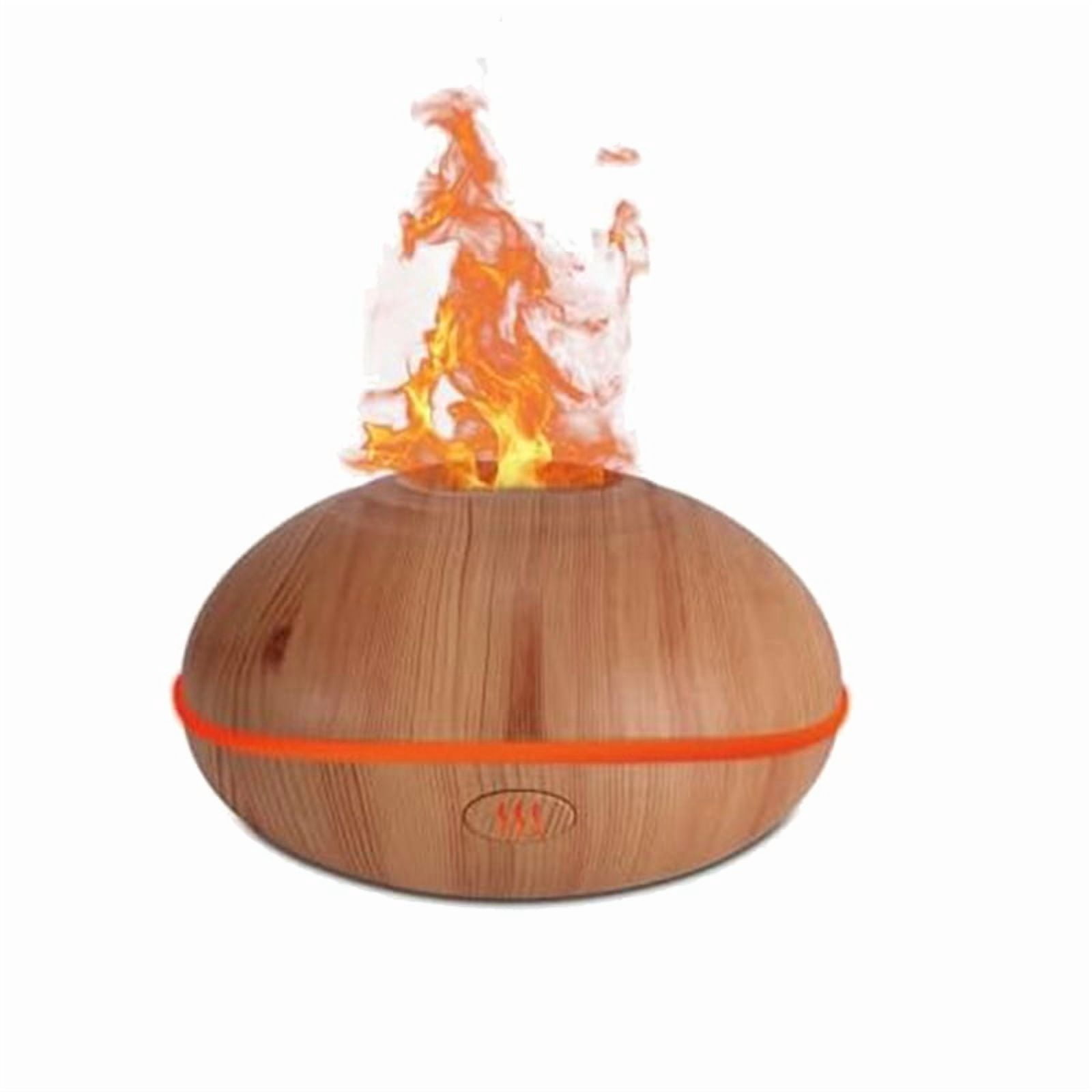 Fire Protection Diffuser Colorful Volcano Diffuser 200ml Ultrasonic Flame Fire Humidifier with ...
