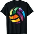 thumbnail image 1 of Colorful Volleyball | Cute Colorsplash Ball Gift T-Shirt, 1 of 4