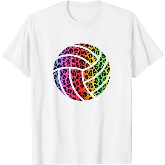 Colorful Volleyball For Teen Girls Volley Ball Player Women T-Shirt