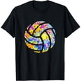 thumbnail image 1 of Colorful Volleyball Tie Dye Women Teen Girl Player Coach T-Shirt, 1 of 3